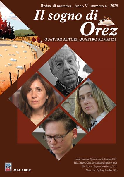 Il sogno di Orez. Rivista di narrativa (2025). Vol. 6 - copertina