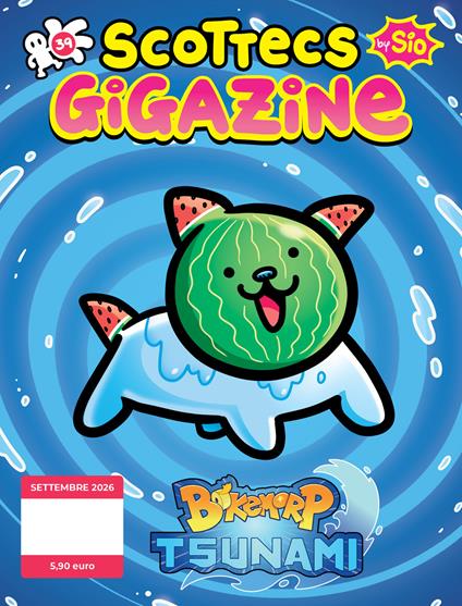 Scottecs Gigazine. Vol. 39a: Bokemorp Tsunami - Sio - copertina