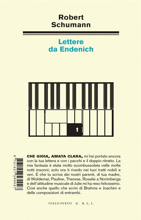 Lettere da Endenich - Robert Schumann - copertina