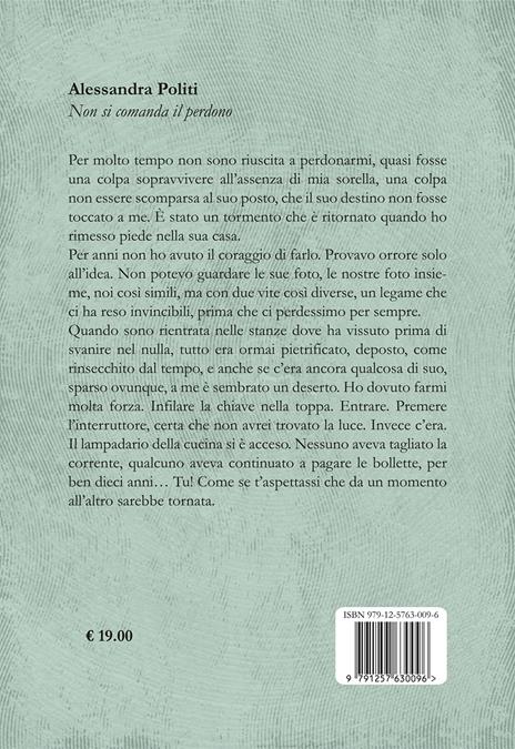 Non si comanda il perdono - Alessandra Politi - 2