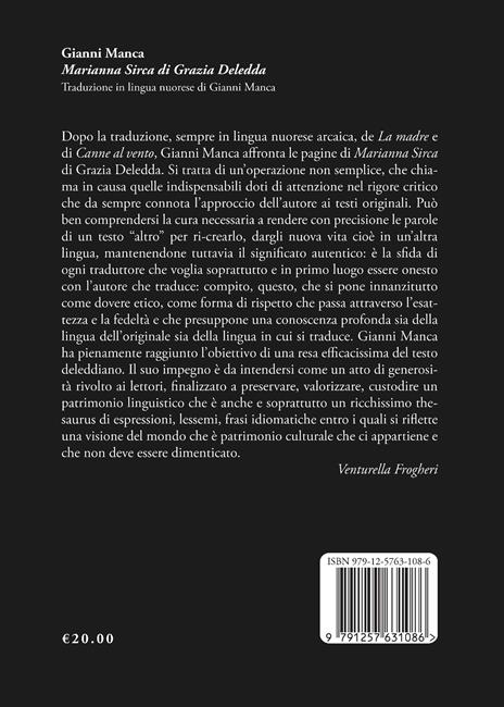 Marianna Sirca. Ediz. nuorese - Grazia Deledda - 2