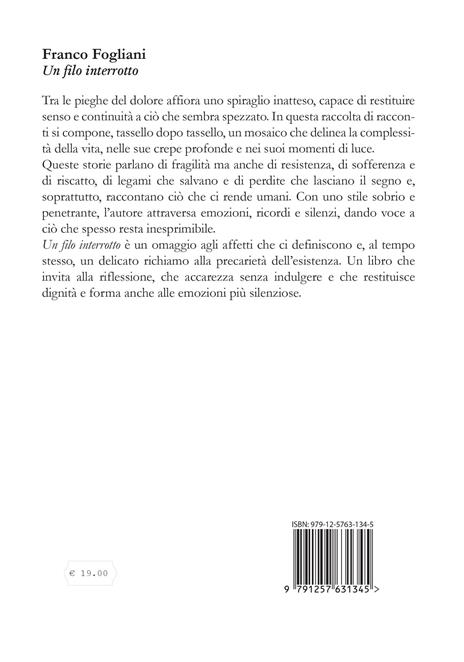 Un filo interrotto - Franco Fogliani - 2