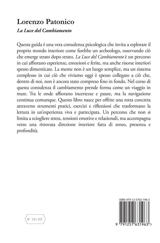 La luce del cambiamento - Lorenzo Patonico - 2