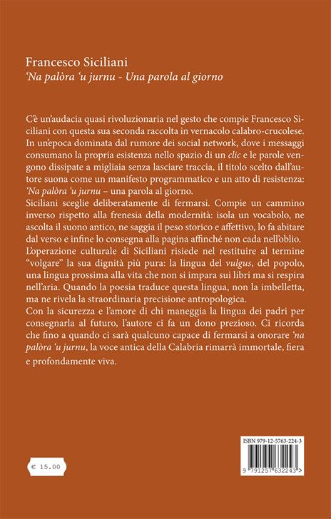 ‘Na palòra ‘u jurnu - Francesco Siciliani - 2