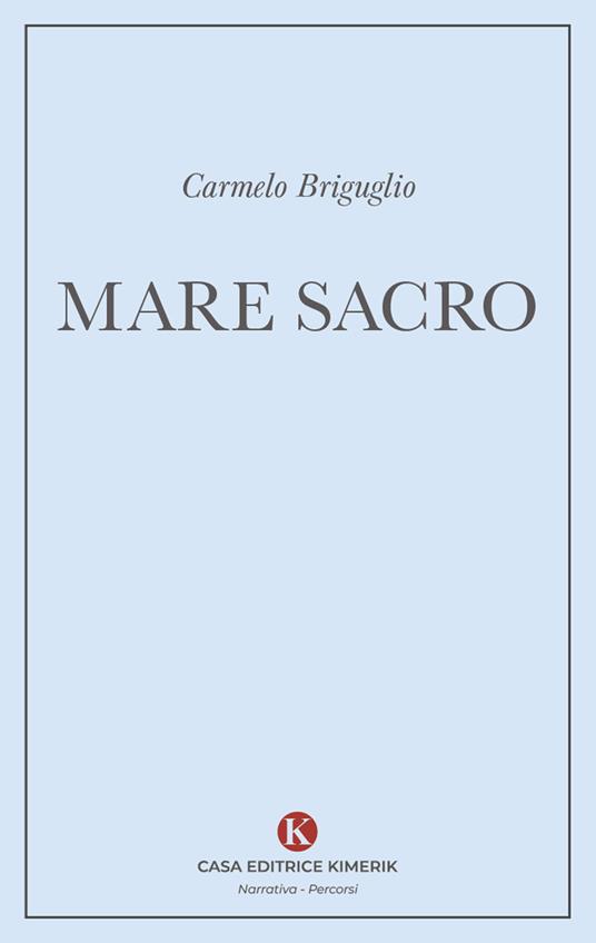 Mare sacro - Carmelo Briguglio - copertina