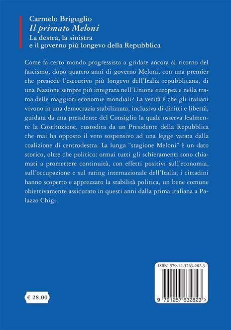 Il primato Meloni - Carmelo Briguglio - 2
