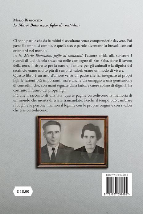 Io, Mario Biancuzzo, figlio di contadini - Mario Biancuzzo - 2