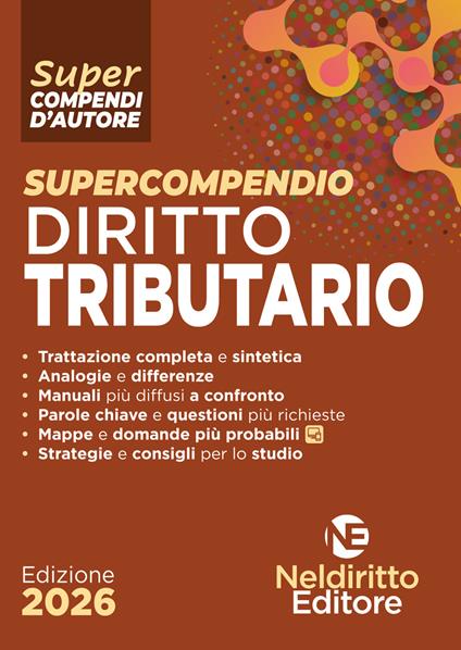 Supercompendio di diritto tributario 2026 - copertina