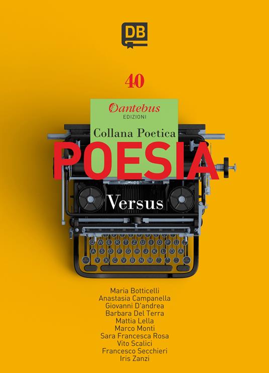 Versus. Collana poetica. Vol. 40 - copertina