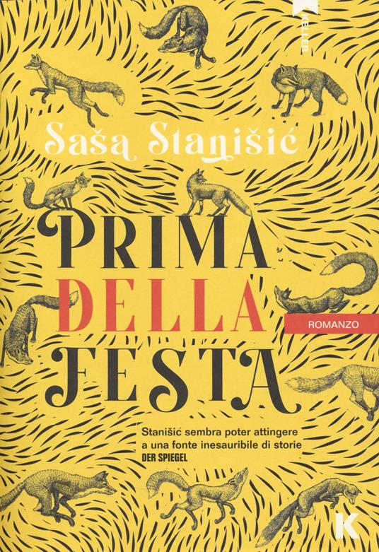 Prima della festa - Saša Stanišic - copertina