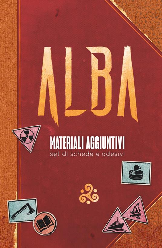 Alba. Materiali aggiuntivi: set di schede e adesivi. Accessorio per Alba in Italiano - H. L. Trustlove - copertina