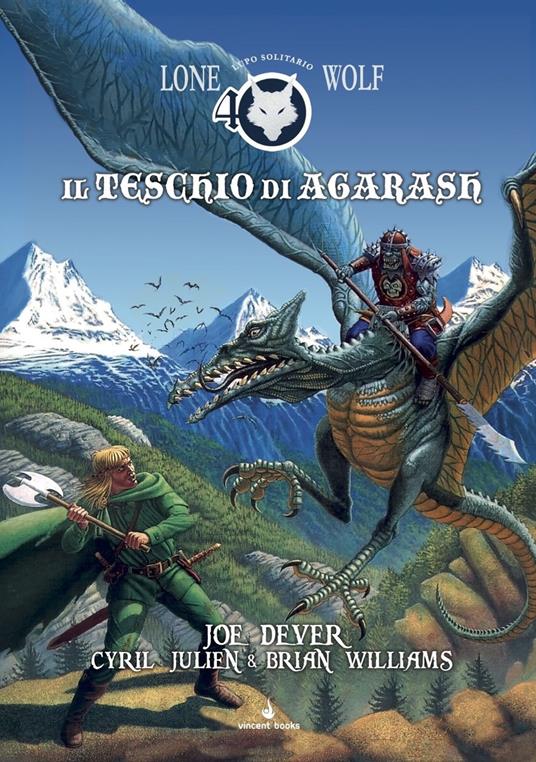 Il teschio di Agarash. Lupo Solitario. Romanzo a fumetti - Joe Dever - copertina