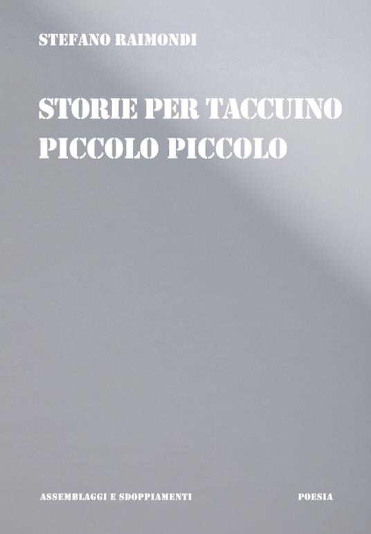 Storie per taccuino piccolo piccolo - Stefano Raimondi - Libro - Scalpendi  