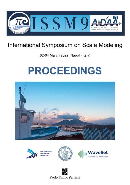 AIDAA-ISSM9 International Symposium on Scale Modeling. Proceedings (02-04 March 2022, Napoli Italy) - copertina
