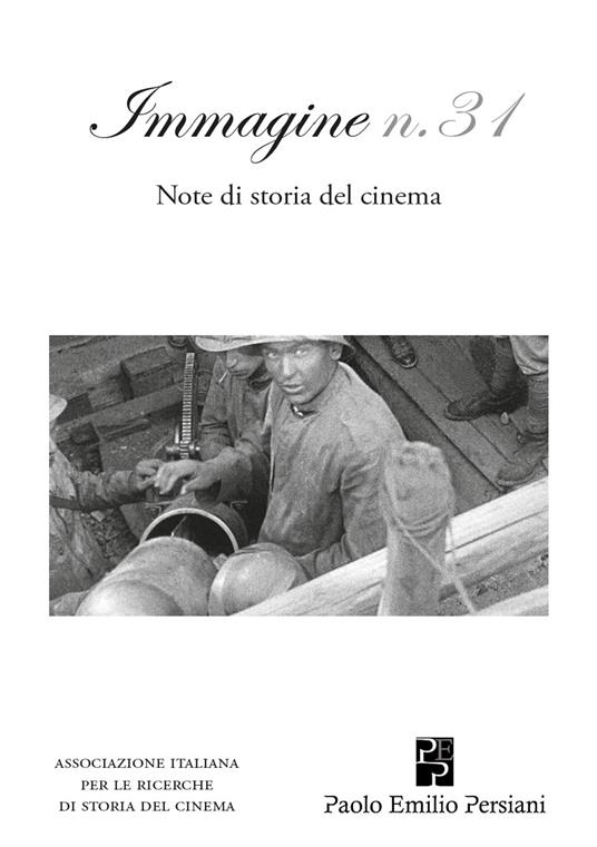 Immagine. Note di storia del cinema. Vol. 31 - copertina