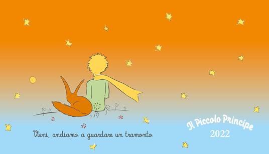 Il Piccolo Principe. Agenda orizzontale 2022 - Antoine de Saint-Exupéry - copertina