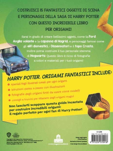 Origami fantastici. Harry Potter. Ediz. a colori. Con Materiale a stampa miscellaneo - 5