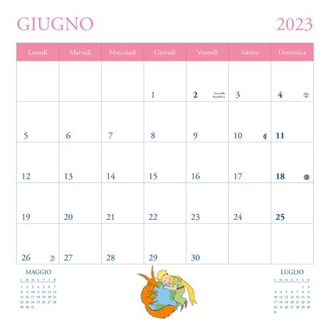 Il Piccolo Principe. Calendario da parete 2023 - Antoine de Saint-Exupéry - 2
