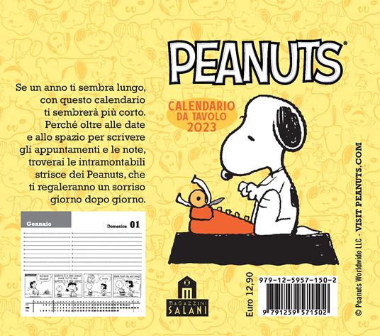 Peanuts. Calendario da tavolo 2023 - Charles M. Schulz - 3