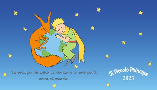 Il Piccolo Principe. Agenda orizzontale 2023 - Antoine de Saint-Exupéry - copertina