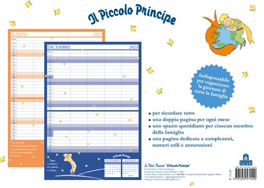 Il Piccolo Principe. Calendario della famiglia 2023 - Antoine de Saint-Exupéry - 3