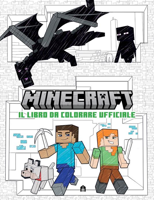 Minecraft. Il libro da colorare ufficiale - copertina