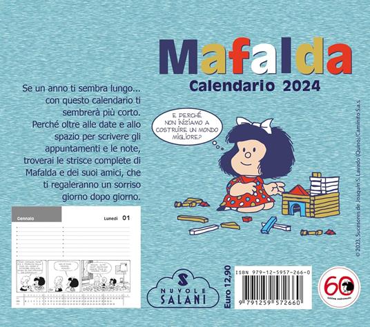 Mafalda. Calendario da tavolo 2024 - Quino - 2