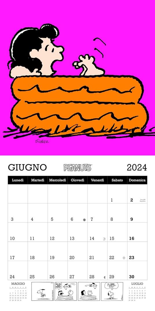 Peanuts. Calendario da parete 2024 - Charles M. Schulz - 3