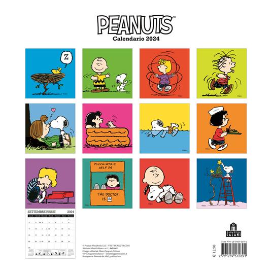 Peanuts. Calendario da parete 2024 - Charles M. Schulz - 4