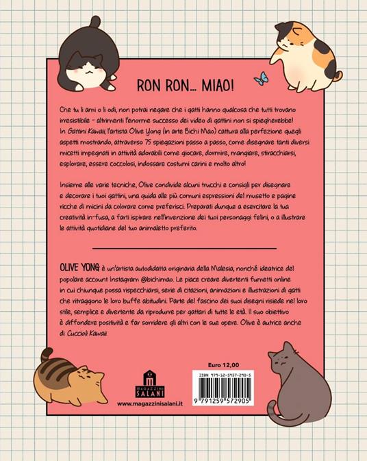 Gattini Kawaii. 75 tecniche per disegnare adorabili gattini. Ediz. illustrata - Olive Yong - 6