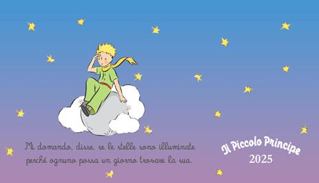 Il piccolo principe. Agenda orizzontale 2025 - Antoine de Saint-Exupéry - copertina