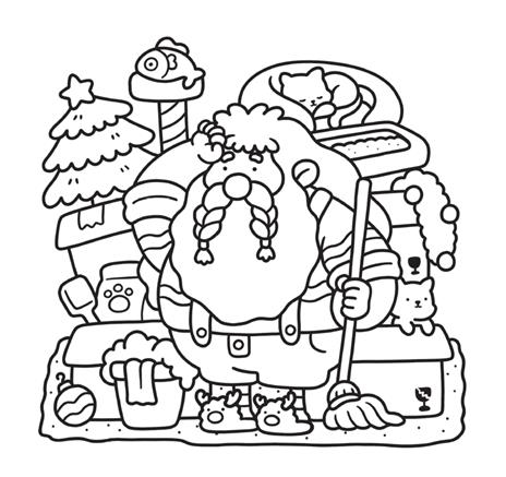 Coccole a Natale. Libro da colorare per tutte le età. Gli originali Coco Wyo - Coco Wyo - 3