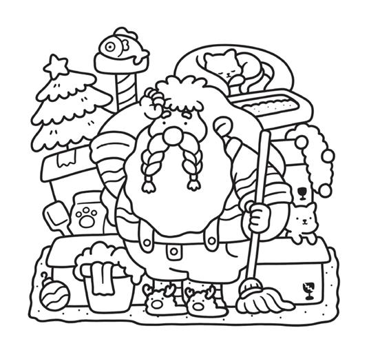 Coccole a Natale. Libro da colorare per tutte le età. Gli originali Coco Wyo - Coco Wyo - 3