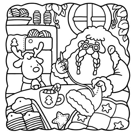 Coccole a Natale. Libro da colorare per tutte le età. Gli originali Coco Wyo - Coco Wyo - 5