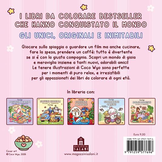Adorabili amici. Libro da colorare per tutte le età. Gli originali Coco Wyo - Coco Wyo - 5