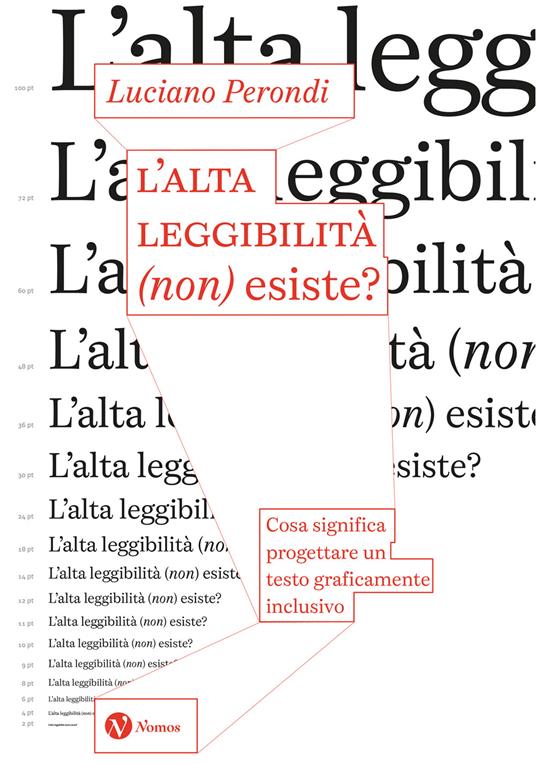 L'alta leggibilità (non) esiste? Cosa significa progettare un testo graficamente inclusivo - Luciano Perondi - copertina