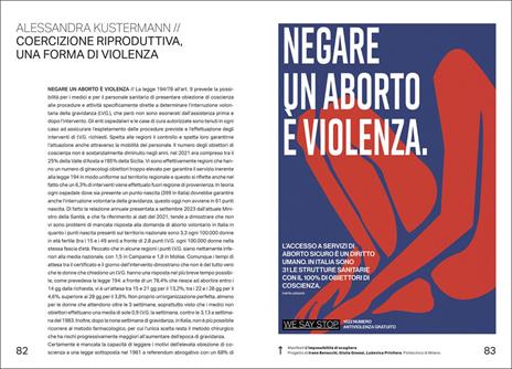 We say stop. Riflessioni e contributi critici per contrastare la violenza contro le donne. Ediz. illustrata - 4