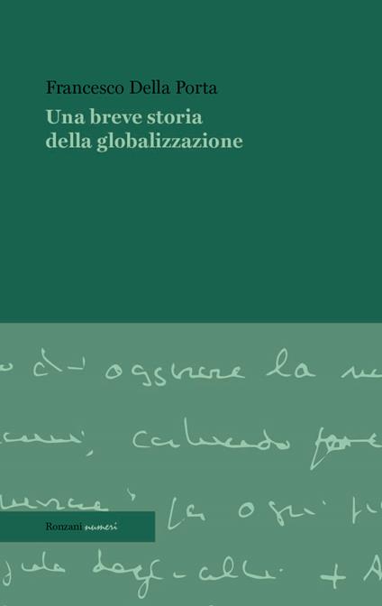 Una breve storia della globalizzazione - Francesco Della Porta - copertina