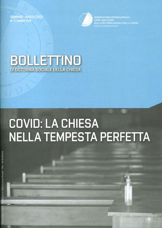 Bollettino di dottrina sociale della Chiesa (2021). Vol. 1 - copertina