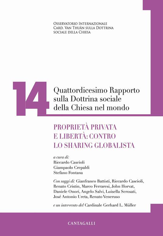 Quattordicesimo rapporto sulla dottrina sociale della Chiesa nel mondo. Vol. 14 - copertina