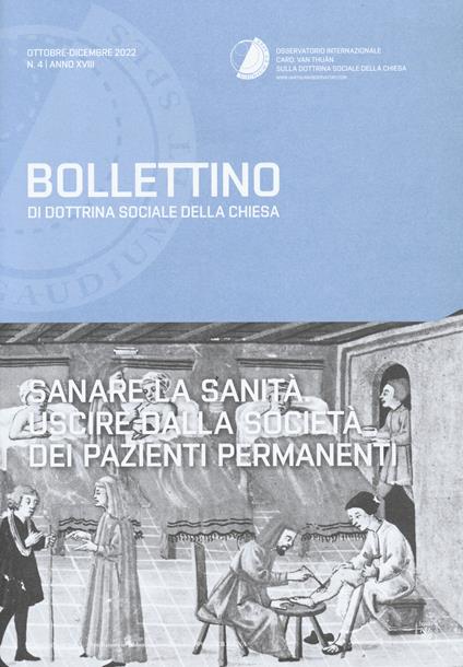 Bollettino di dottrina sociale della Chiesa (2022). Vol. 4 - copertina
