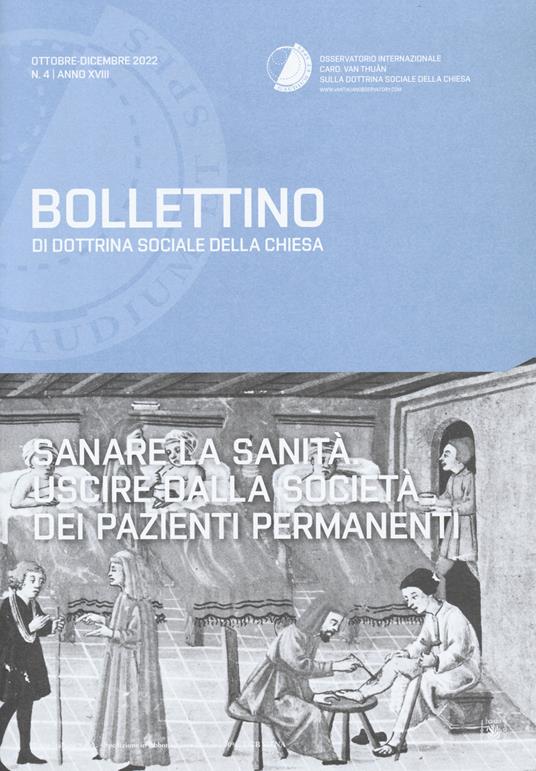 Bollettino di dottrina sociale della Chiesa (2022). Vol. 4 - copertina