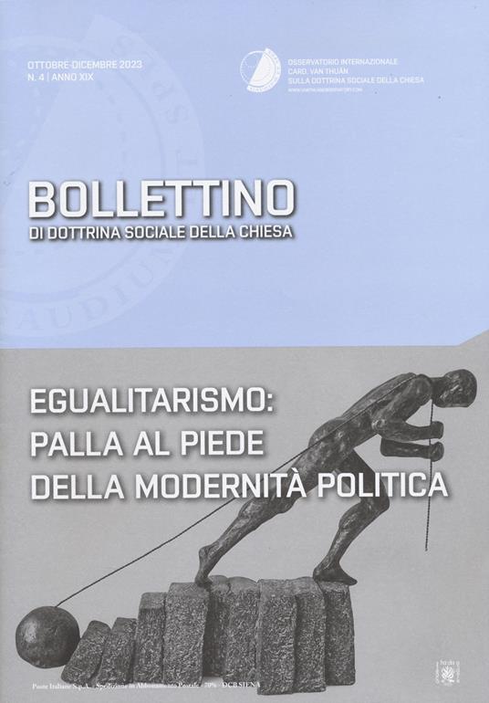 Bollettino di dottrina sociale della Chiesa (2023). Vol. 4 - copertina