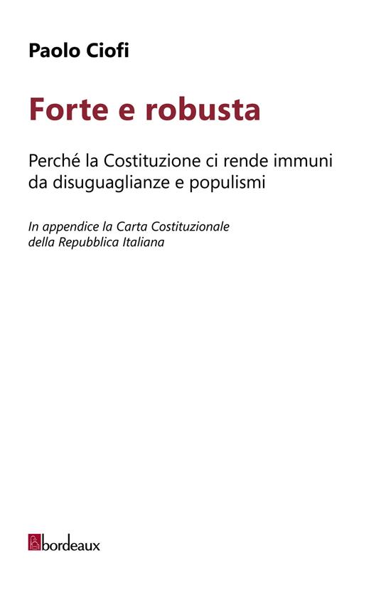 Forte e robusta - Paolo Ciofi - copertina