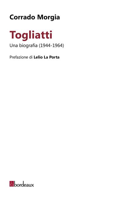 Togliatti - Corrado Morgia - copertina
