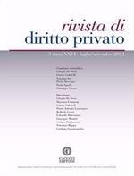 Rivista di diritto privato (2021). Vol. 3