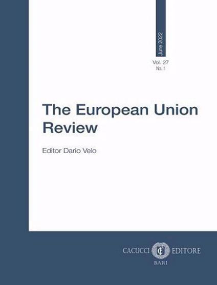 The European Union Review (2022). Vol. 27 - copertina
