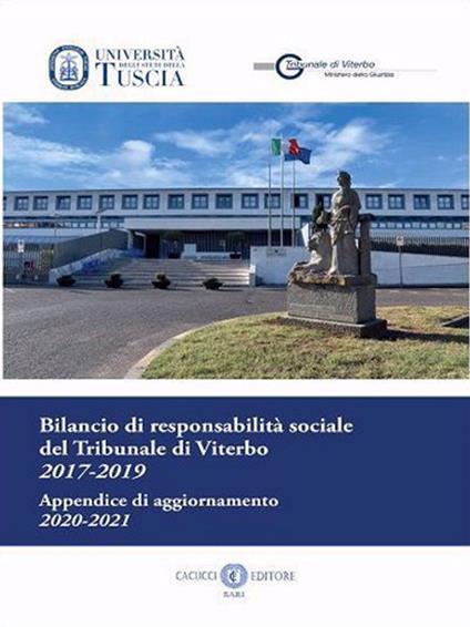 Bilancio di responsabilità sociale del Tribunale di Viterbo 2017-2019 - copertina