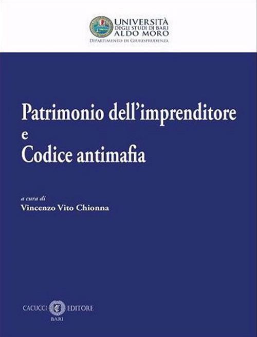 Patrimonio dell’imprenditore e codice antimafia - copertina
