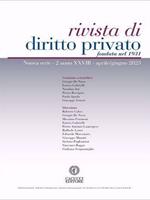 Rivista di diritto privato (2023). Vol. 2